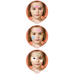 Maquillage et Stickers de Peau - Fe des Fleurs. n1