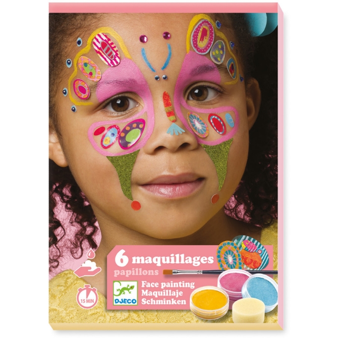 Maquillage et Stickers de Peau - Papillon 