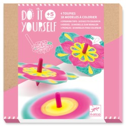 Kit 4 Toupies DIY Fleurs. n3