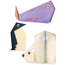 Kit Origami Animaux Polaire. n1