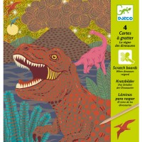 Cartes  Gratter - Le rgne des Dinosaures
