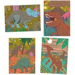 Cartes à Gratter - Le règne des Dinosaures. n°1