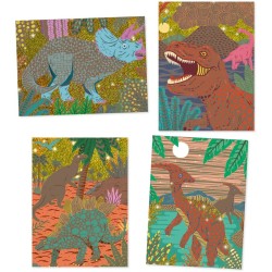 Cartes  Gratter - Le rgne des Dinosaures. n1