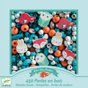 450 Perles en Bois - Petis Animaux