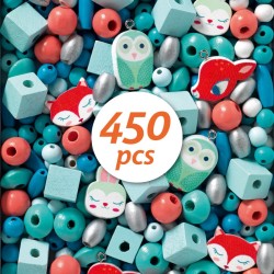 450 Perles en Bois - Petis Animaux. n3