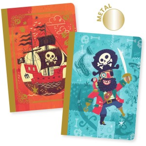 Lot de 2 Carnets - Pirate