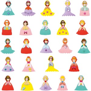 Gommettes - J'aime les Princesses