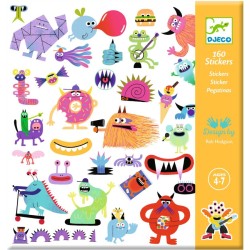 160 Stickers Monstres. n1