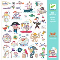 160 Stickers Les Pirates Attaquent !