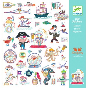 160 Stickers Les Pirates Attaquent !