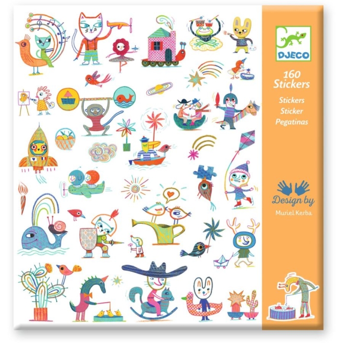 160 Stickers Gazette 