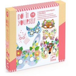 4 Masques Mosaïques Animaux de la Forêt - DIY. n°1