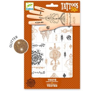 Tatouages Glitter Souffle d'Orient