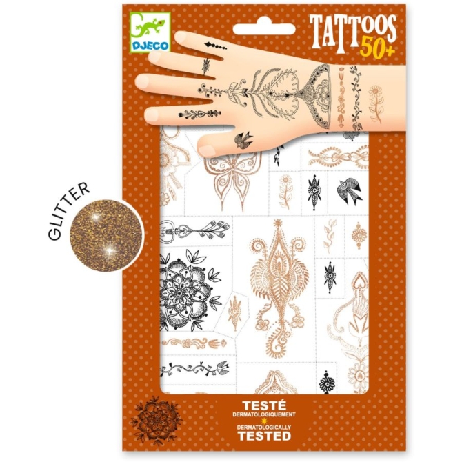 Tatouages Glitter Souffle d Orient 
