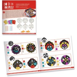 Kit 2 Toupies et 12 Disques Hypno Cosmos à Métalliser - DIY. n°5