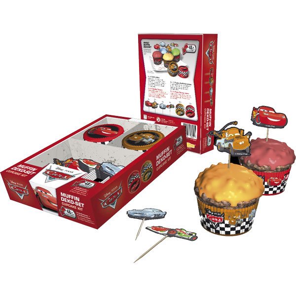 Kit 24 Caissettes et Dco  Cupcakes Cars 