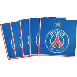 20 Serviettes Foot PSG. n�1