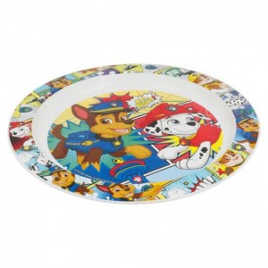 Assiette Plastique Pat'Patrouille (20 cm)