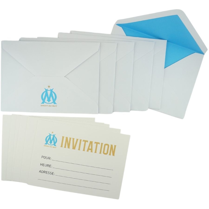 6 Invitations Foot OM 