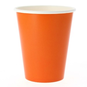 8 Gobelets Compostable Orange