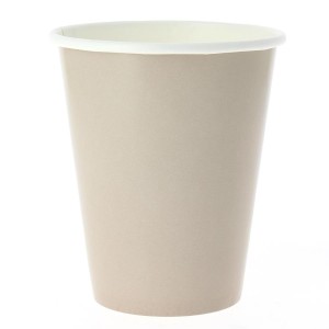 8 Gobelets Compostable Taupe