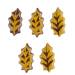 6 Mini Feuilles de Houx - Chocolat Noir. n1