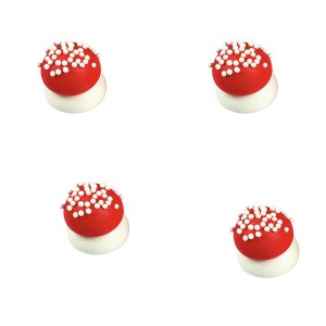 4 Mini Champignons Rouge (2 cm) - Sucre