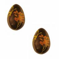 2 Œufs de Pâques Papillon (3,7 cm) - Chocolat
