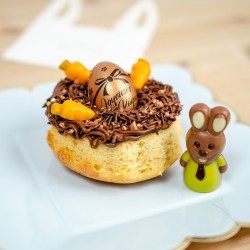 5 Mini Carottes (2, 8 cm) - Chocolat Blanc. n3