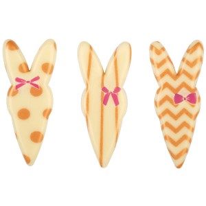 3 Pics Tte de Lapin - Chocolat Blanc