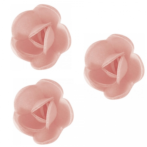 3 Petites Roses Rose Bio (4 cm) - Azyme 