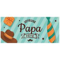 1 Plaquette Bonne Fte Papa (9 cm) - Azyme