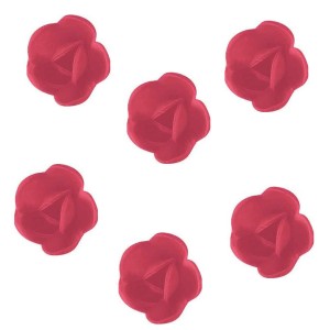 6 Mini Roses (3 cm) Azyme - Saveur Fraise