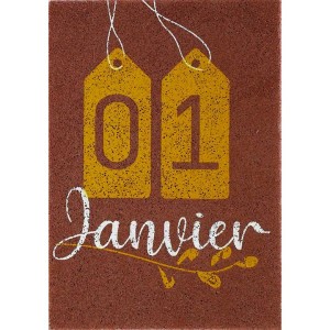 2 Plaquettes 1er Janvier (6 cm) - Azyme