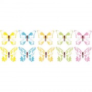 5 Papillons Pastel (4,7 x 5,5 cm) - Azyme