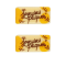 2 Plaquettes Joyeuses Pâques Crayonné (4 cm) - Chocolat Blanc images:#0