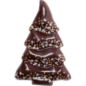 2 Sapins L'Etincelante (4,5 cm) - Chocolat