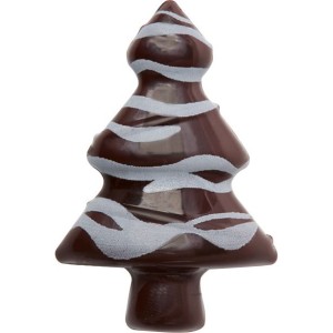 2 Sapins Gamme Cerf Flocon (5,2 cm) - Chocolat