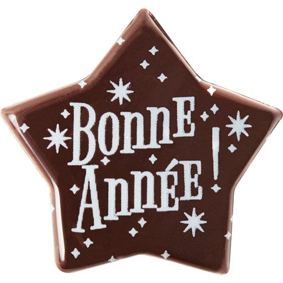 2 Etoiles Bonne Anne (4, 5 cm) - Chocolat 