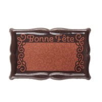 1 Plaquette Bonne Fte  Graver (8,8 cm) - Chocolat