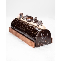 8 Dcors de Nol Gamme Crayonne (3 cm) - Chocolat. n1