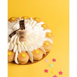 4 Bouchons Bonne Anne (4 cm) - Chocolat Blond. n1