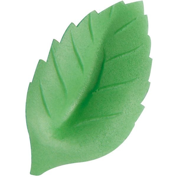 10 Feuilles de rose Vert Clair (4, 7 cm) - Azyme 