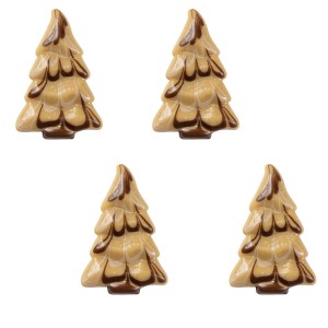 4 Sapins (4,5 cm) – Chocolat Blond