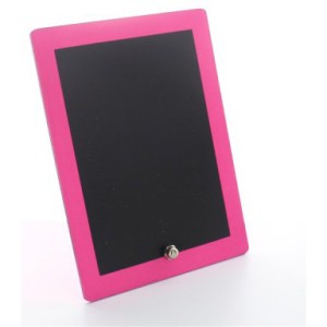 Mini Tableau Noir Bord Rose Fuchsia