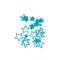 Confettis Etoiles Turquoise images:#0