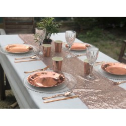 6 Assiettes - Rose Gold. n2