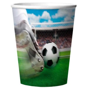 4 Gobelets 3D Stade de foot en Melamine