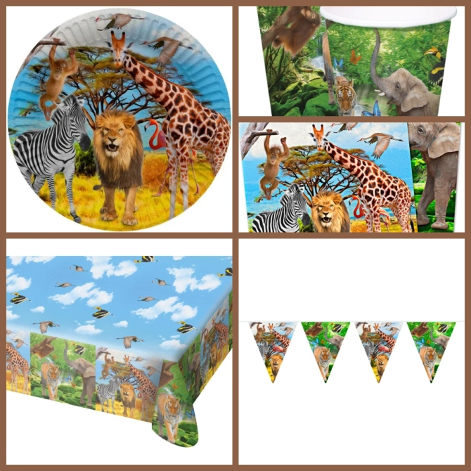 Grande bo�te � f�te Safari Party 