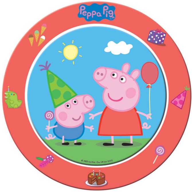 8 Assiettes Peppa Pig Party 